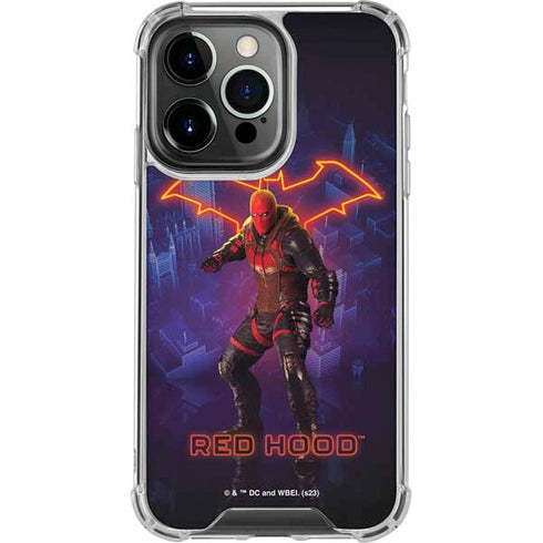 DC Comics Gotham Knights Red Hood iPhone 14 Pro Clear Case